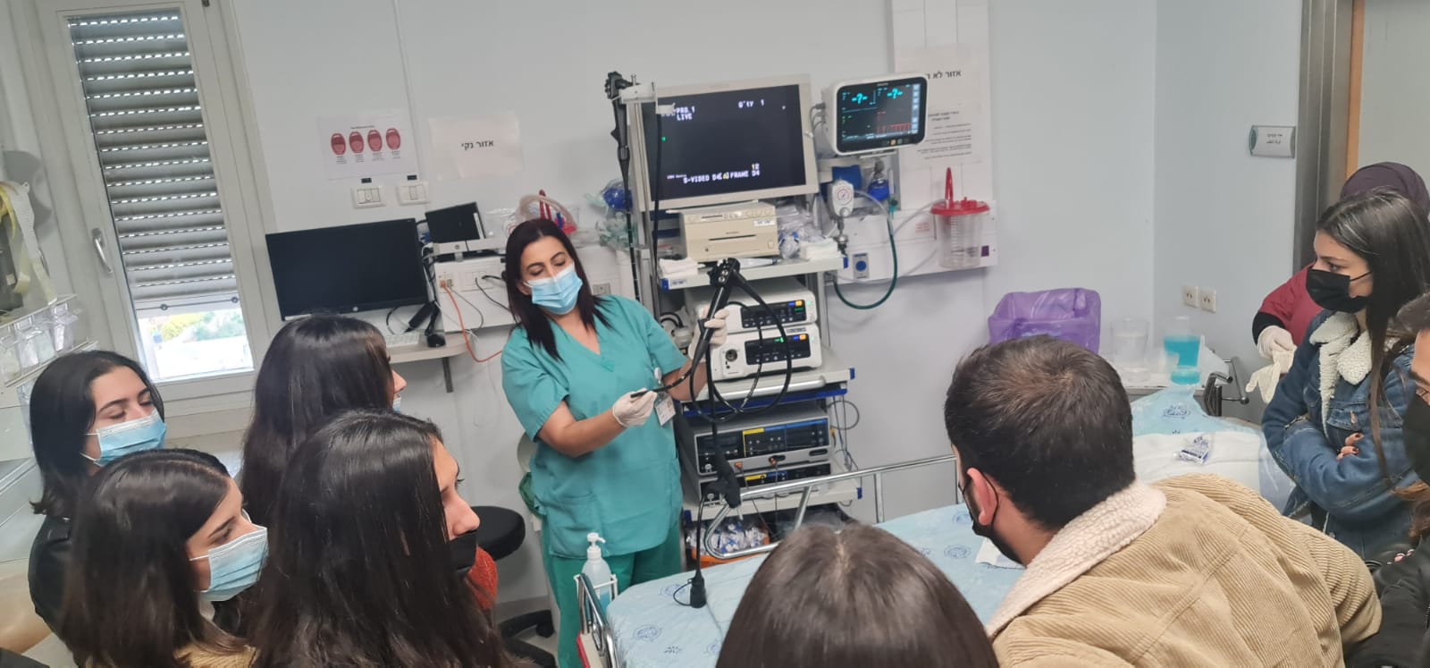 סיור הנדסאי מכשור רפואי בביה"ח האנגלי בנצרת